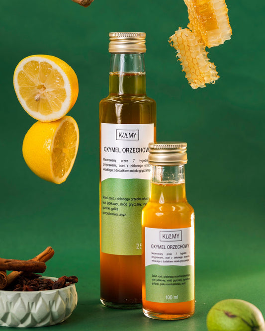 OXYMEL Z ZIELONEGO ORZECHA
